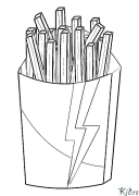 fries Coloring Pages To Print